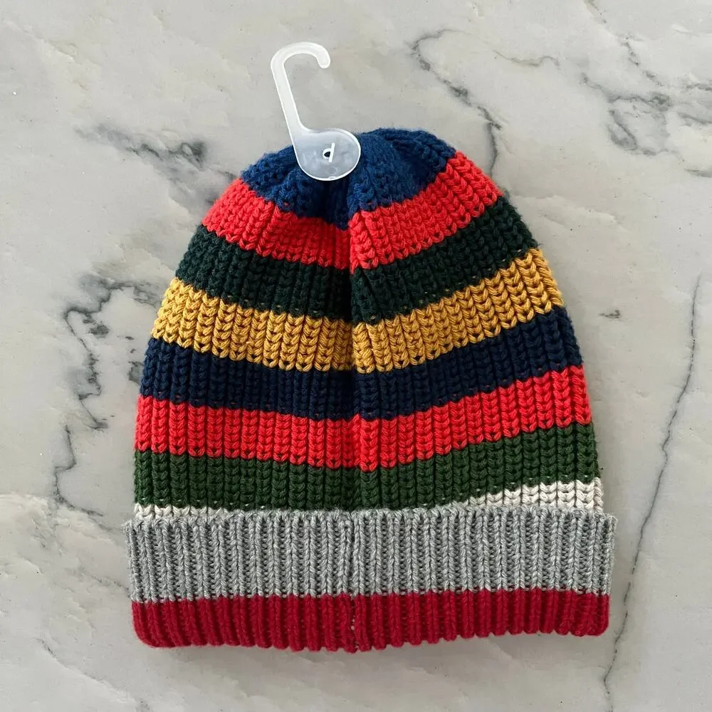 Gap Baby Striped Toboggan Sweater Hat 6-12 Months NEW